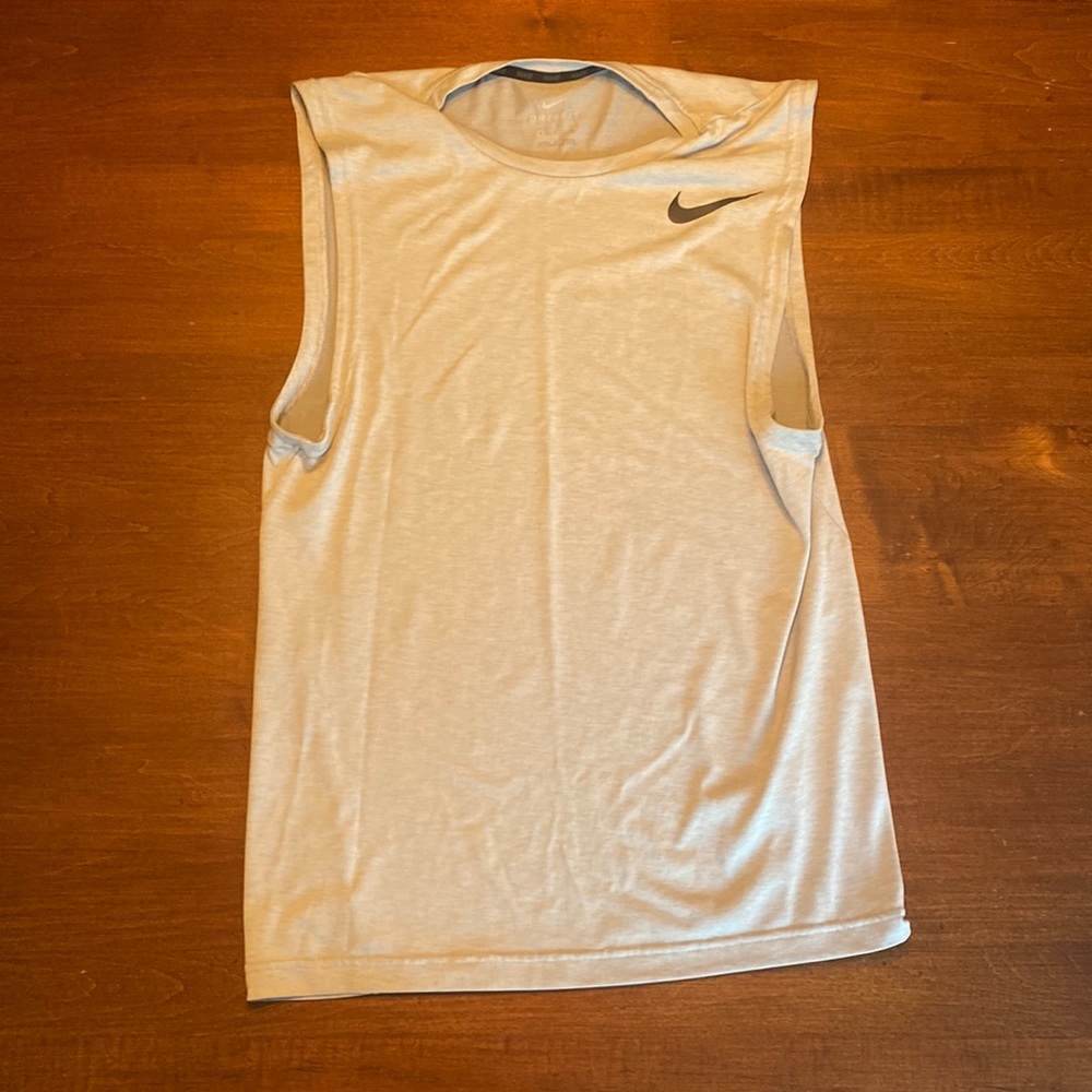 Nike drifit no sleeve.